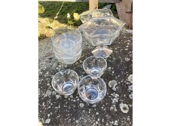 Lot Of Clear Glass Bowls