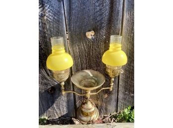 Vintage Double Student Lamp
