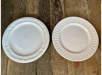 Two White Plates