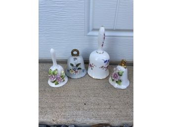 4 Very Pretty Little Bells Good Condition