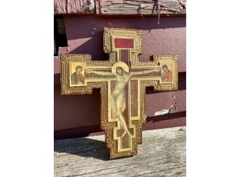 Byzantine Wood Crucifix