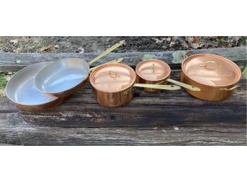 Tagus Made In Portigal Copper Pans And Pots