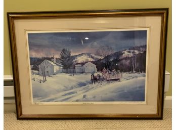 Sleighbells Ring By Donald Allen Mosher- Signed & Numbered 39/450