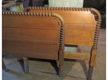 Antique Jenny Lind Spool Twin Bed