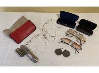 Antique Eye Glasses & Cases