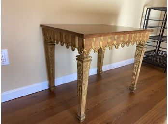 Rectangle Side Table With Pretty Details