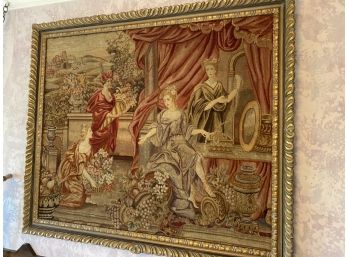Framed  Vintage Tapestry  France