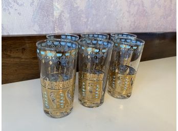 MCM Set Of 6 Tumblers  Glasses