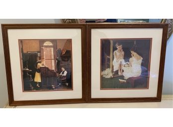 Norman Rockwell Pair Framed Print