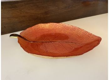 Leaf Shape Decorative Candy Dish