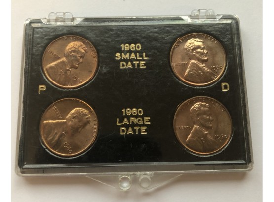 1960 P&D  Small Date And 1960 P&D Large Date