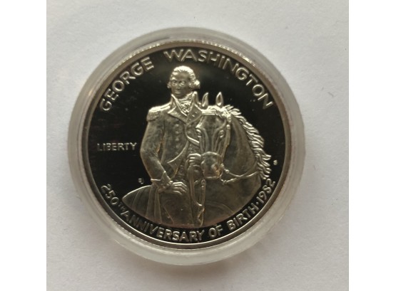 1982 George Washington Commemorative Half Dollar 90   Silver