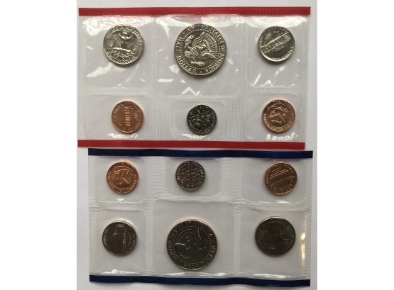 4 US Mint Sets With D&P Mint Marks Dated 1978 1989, And 2 1992