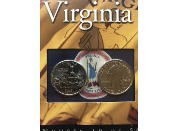 Virginia State Quarter (see Photo)