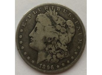1896 O US Morgan Silver Dollar And 1923 Peace Dollar