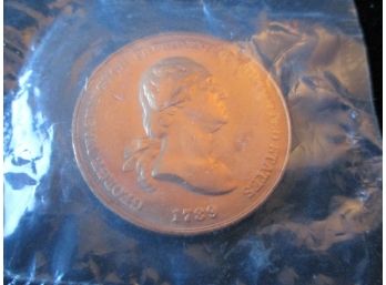 George Washington Commemorative Coin, Copper, Sealed