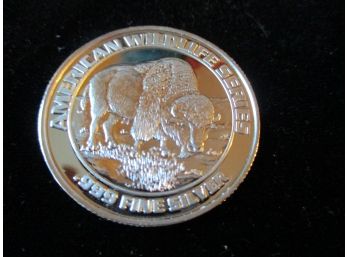 Foxwood 1993 American Wildlife Series .999 Silver Coin