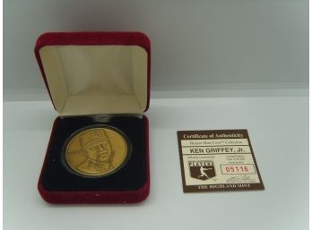 Hignland Mint ~ Ken Griffey Jr Coin ~ Limited Edition Bronze Mint Coin