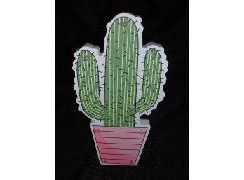 NEW In Box 13' Stand Up Or Wall Hanging LED Cactus