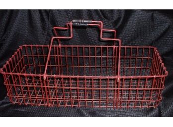 A Vintage Carry All Wire Basket ~ 23' X 9 1/2' X 6' Tall ~