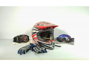 SCOTT Ski Goggles •  Electric Ski Goggles • KBC Moto Design Helmet • Yamaha Gloves