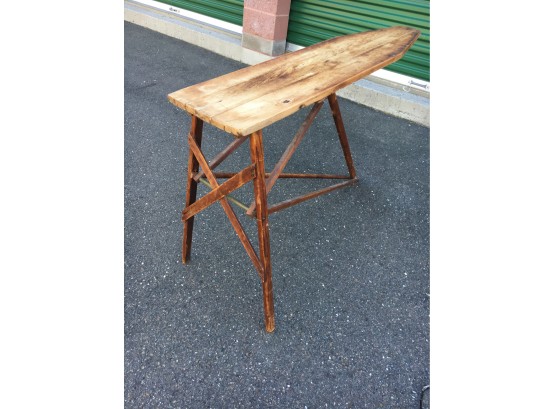 Antique Wood Ironing Board, 58' Length