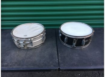 Lot Of 2 Vintage Snare Drums, Ludwig And CB Percussion