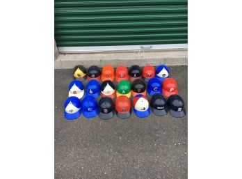 Group Of 21 Vintage Baseball Helmets By Sports Products Corp Lrich,