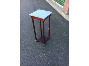 Small Marble Top Side Table In Neoclassical Style