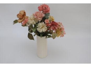 Cute Vase With Faux Bouquet