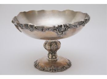 Reed And Barton Silver On Brass Serving Dish