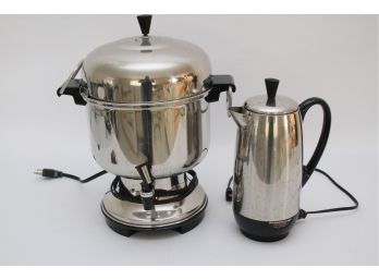 Set Of Two Farberware  Coffee Pots