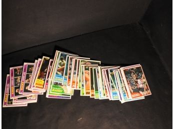 1981 Basketball Card Lot In Case