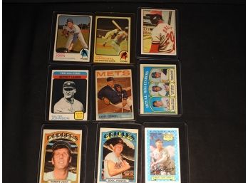 70s HOFers Baseball Card Lot