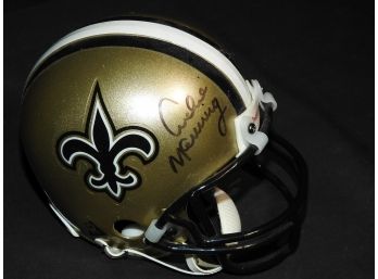 Signed Archie Manning New Orleans Saints Mini Helmet