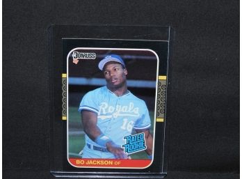 Bo Jackson Rookie Baseball Card