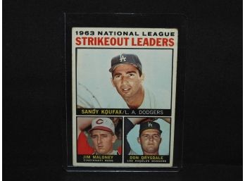 1964 Sandy Koufax Baseball Card