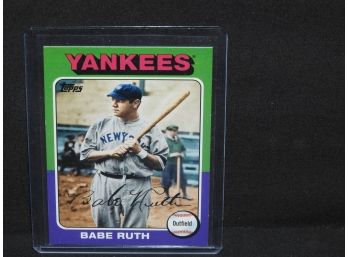2010 Topps Babe Ruth Insert Card
