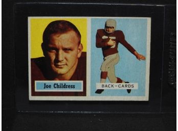 HIGH NUMBER 1957 Joe Childress Football Card