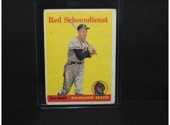 1959 Red Schoendienst Baseball Card