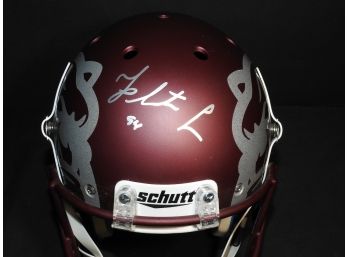 Signed Fletcher Cox Full Sized Mississippi State Helmet With COA Holograph