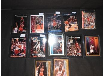 Michael Jordan Basketball & Baseball Card Lot 3