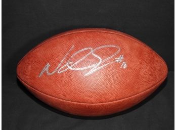 Signed Ndamukong Suh On A Full Sized Football With COA