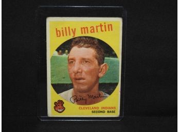 1959 Billy Martin Baseball Card