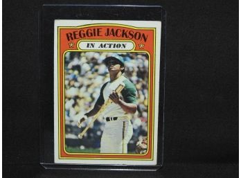 1972 Reggie Jackson Baseball Card