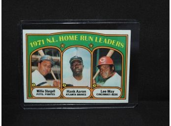 1972 Hank Aaron Baseball Card