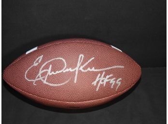 Signed HOFer Eric Dickerson On Full Sized Football With COA