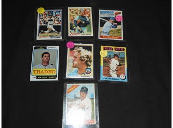 1970s Many Stars & Hofers Baseball Cards