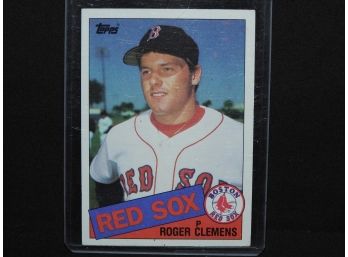 Roger Clemens Topps Rookie Baseball Card