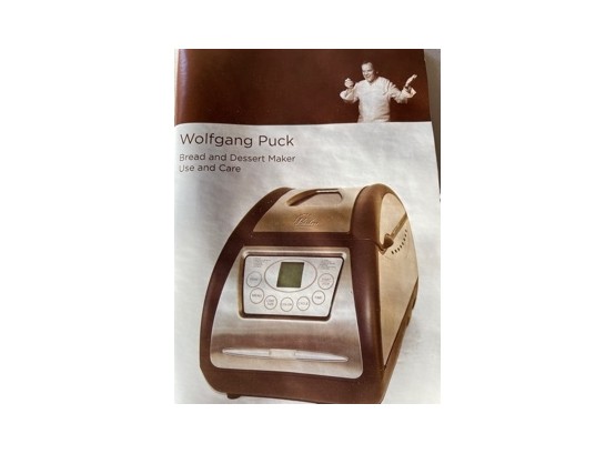 Wolfgang Puck Bread And Dessert Maker  -  Brand New In Box